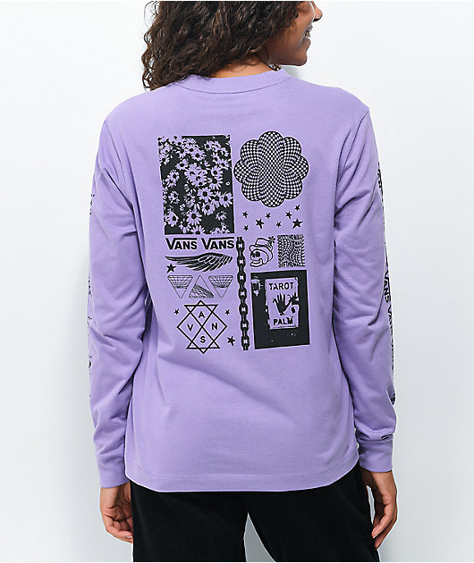 Vans Group Chat Lavender Long Sleeve T-Shirt