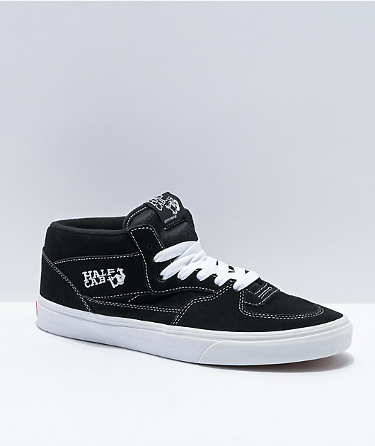 Vans Half Cab Black & White Skate Shoes