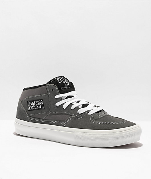 Vans Half Cab Grey & White Skate Shoes