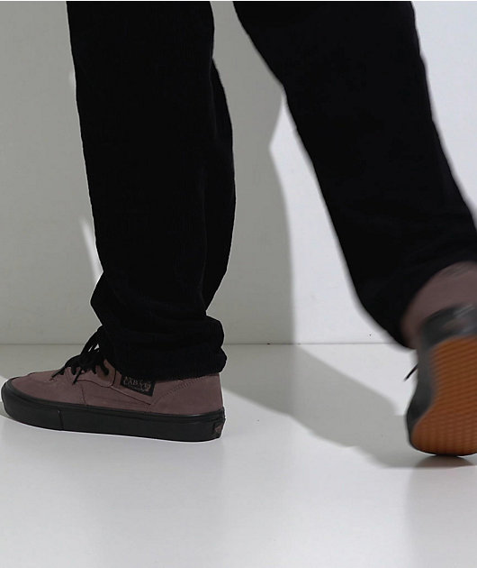 Vans Half Cab Taupe & Black Skate Shoes video