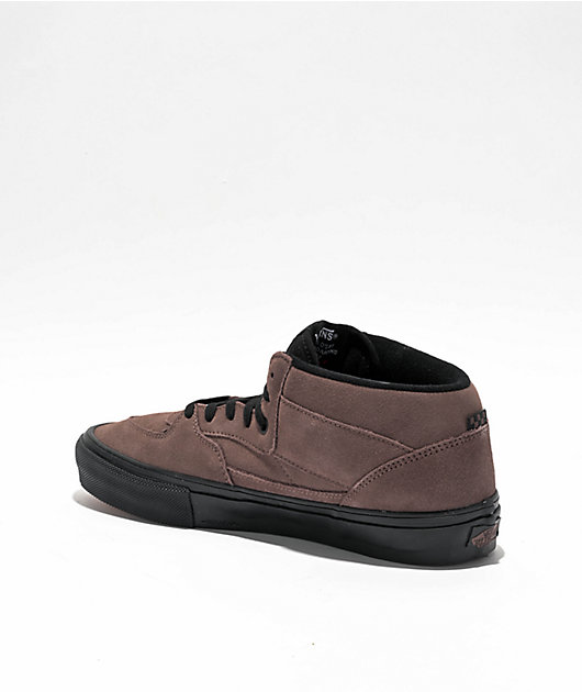 Vans Half Cab Taupe & Black Skate Shoes