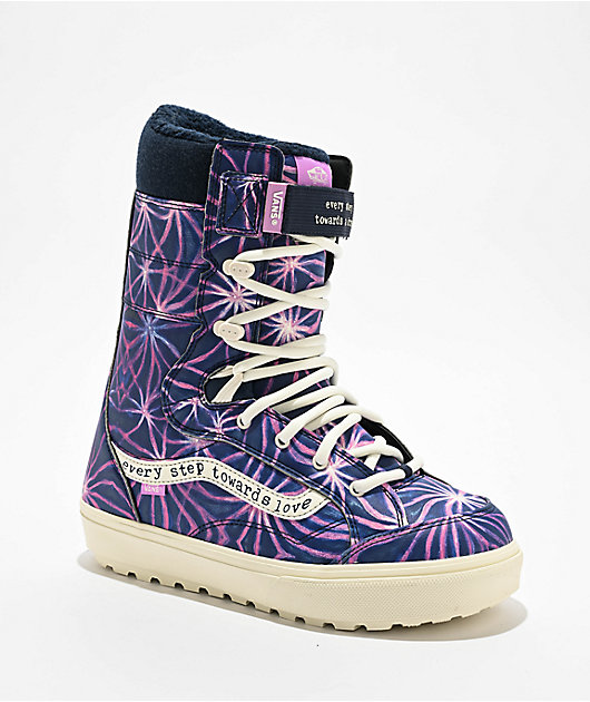 Vans Hi-Standard LL DX x Mike Rav Dark Purple Snowboard Boots | Zumiez