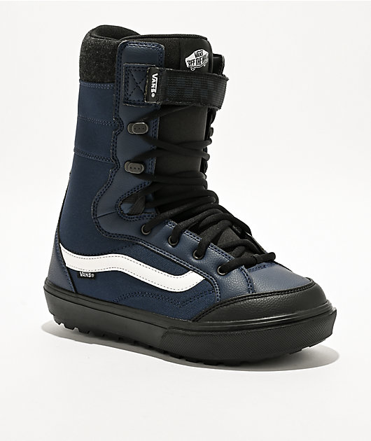 Vans Hi-Standard Linerless DX Navy & Black Snowboard Boots | Zumiez