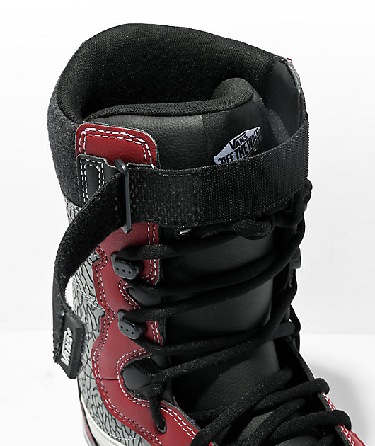 Vans Hi Standard Linerless DX Red Black Snowboard Boots 2023