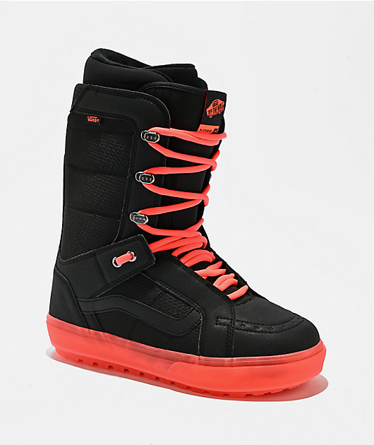 Vans Hi-Standard OG Black & Orange Snowboard Boots 2026 | Zumiez display picture 1
