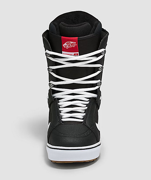 Vans Hi-Standard OG Black & White Snowboard Boots | Zumiez