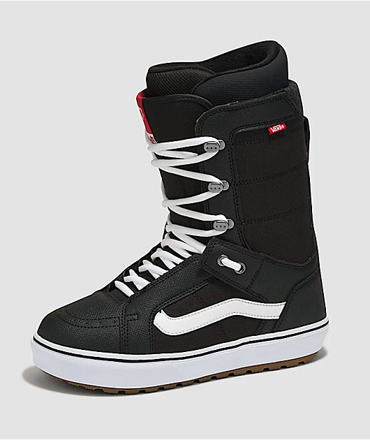 Vans Hi-Standard OG Black & White Snowboard Boots | Zumiez