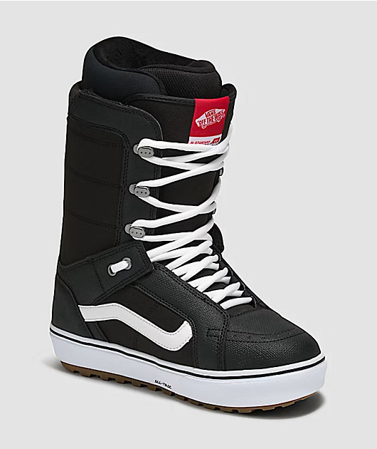 【まる子】24 VANS HI-STANDARD OG - 23.5 Vans Hi-Standard OG Black & White Snowboard Boots | Zumiez