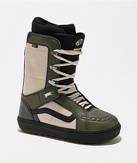 Vans Hi-Standard OG Grape Leaf Green & Oatmeal Beige  display picture 3