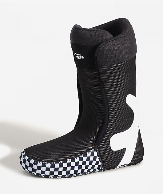 Vans Hi-Standard Pro Black & White Snowboard Boots 2027 | Zumiez
