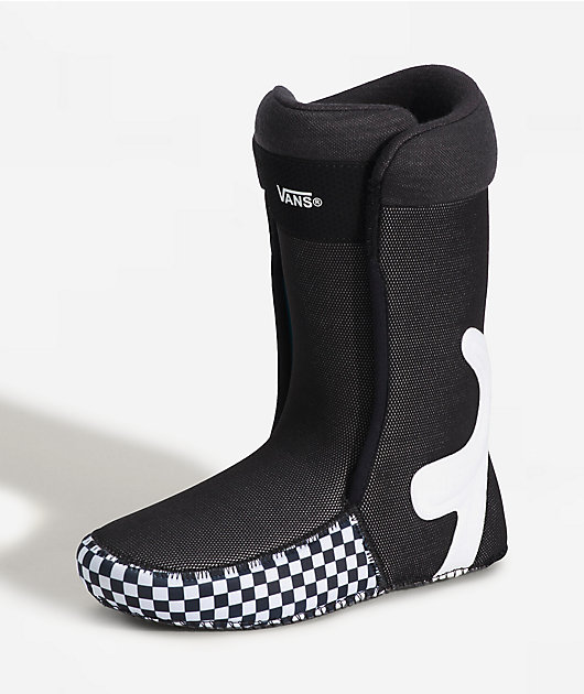 Vans Hi-Standard Pro White & Black Snowboard Boots 2027