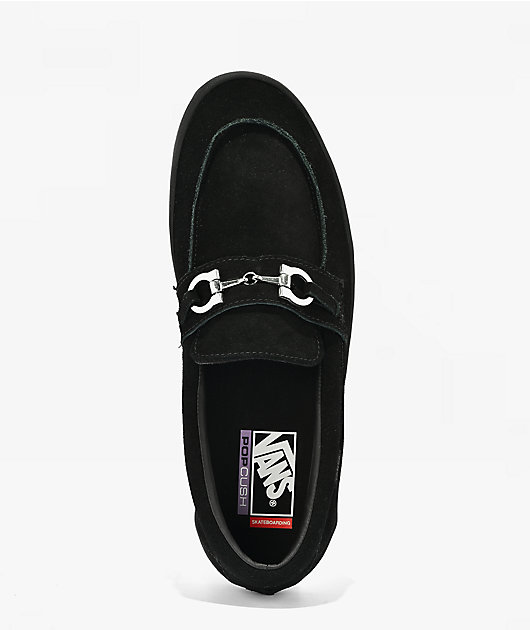 Vans Horsebit Black Loafer Skate Shoes