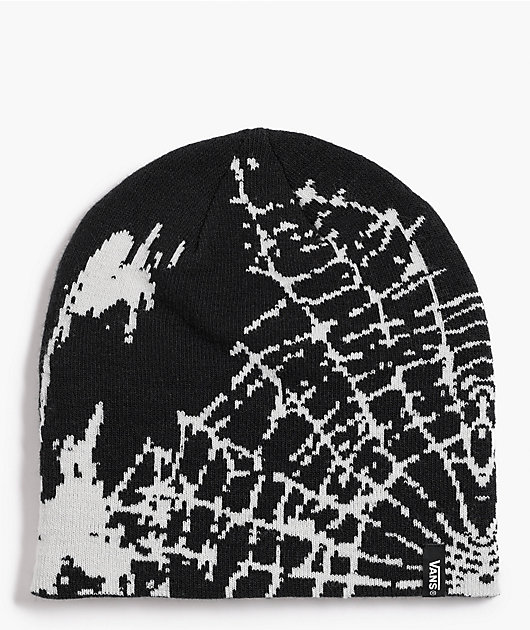 Vans Hovley Web Black Skully Beanie