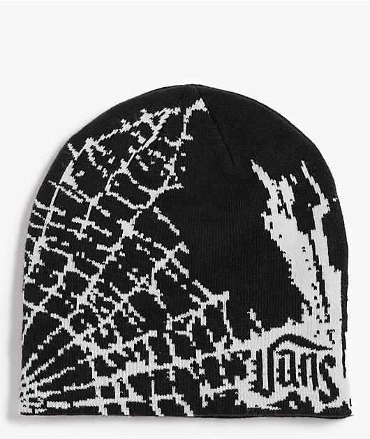 Vans Hovley Web Black Skully Beanie