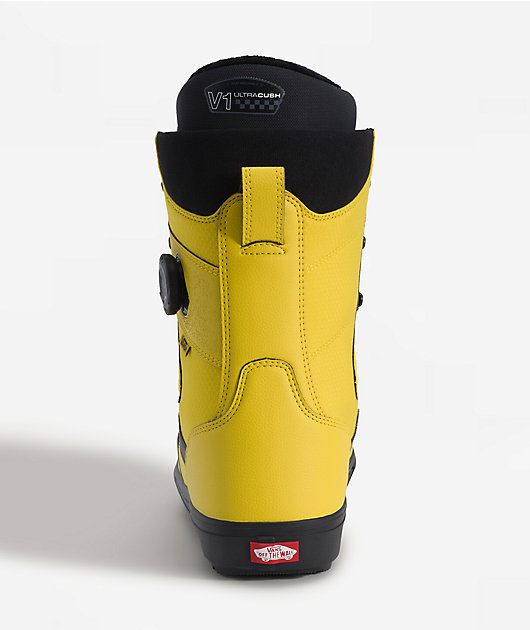Vans Invado OG Black & Yellow Snowboard Boots 2027