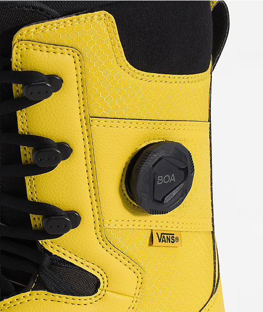 Vans Invado OG Black & Yellow Snowboard Boots 2027