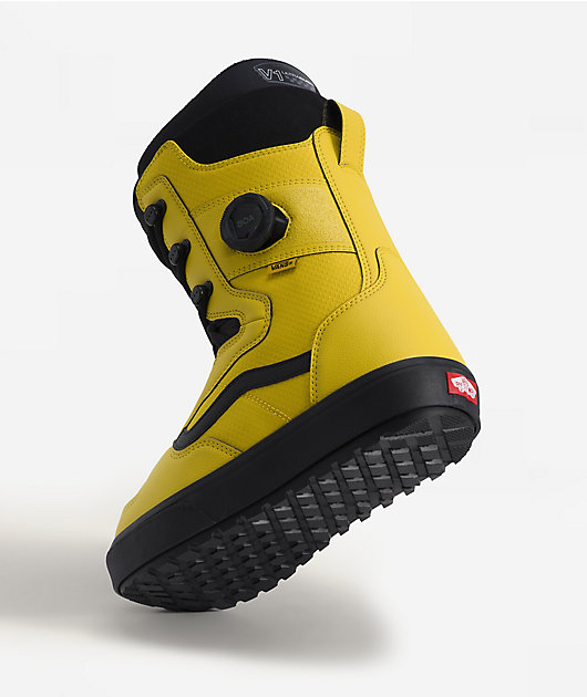 Vans Invado OG Black & Yellow Snowboard Boots 2027 | Zumiez