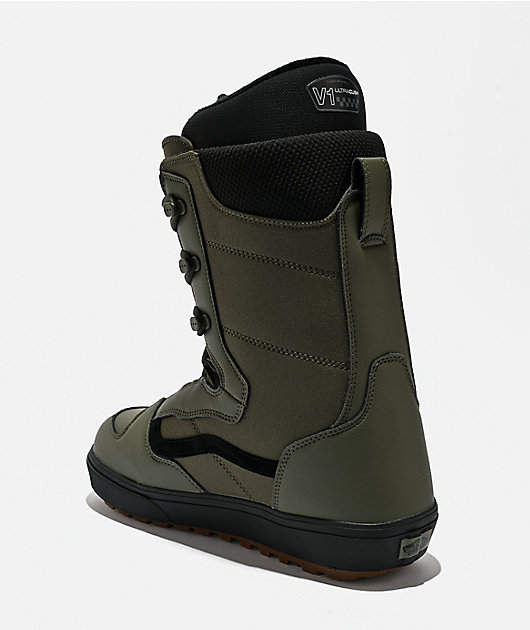 Vans Invado OG Grape Leaf Green Snowboard Boots 2026 | Zumiez