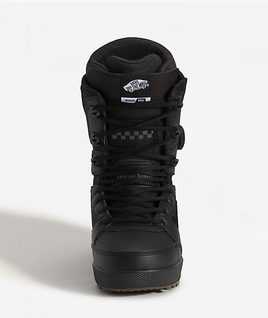 Vans Invado Pro Black & Gum Snowboard Boots 2027