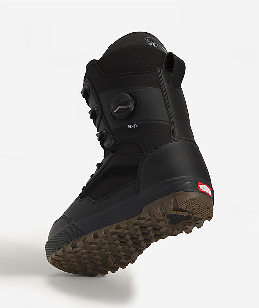 Vans Invado Pro Black & Gum Snowboard Boots 2027 | Zumiez