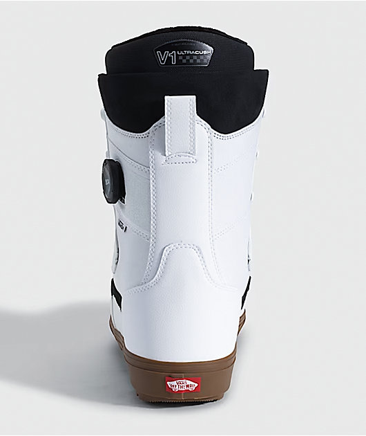 Vans Invado White & OG Gum Snowboard Boots 2026 | Zumiez