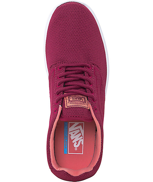 vans iso maroon