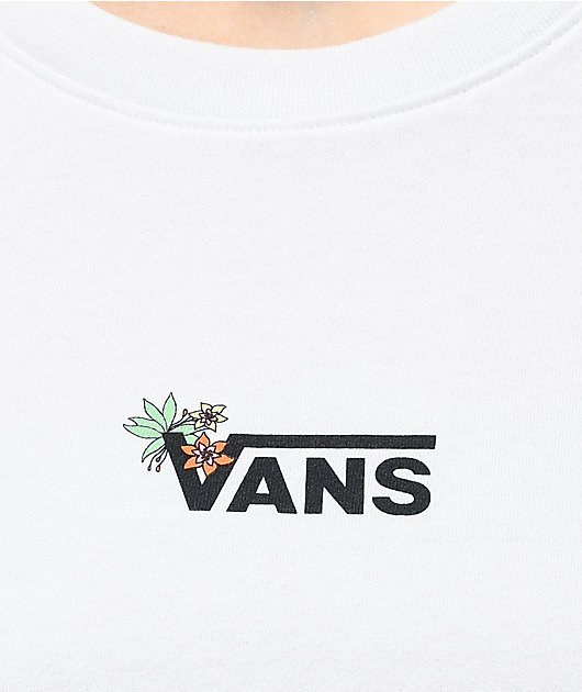 Vans Jefferspin White Long Sleeve T-Shirt