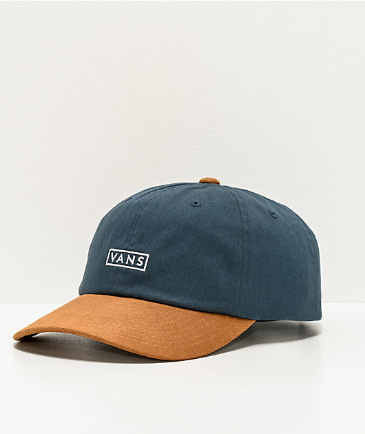 Blue and brown hat Clearance
