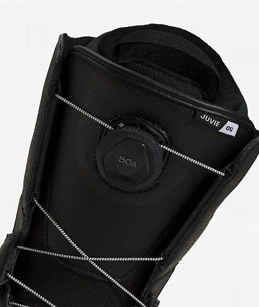 Vans Juvie OG Black & White Snowboard Boots 2027