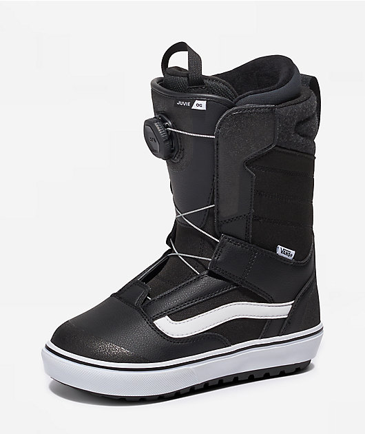 Vans Juvie OG Black & White Snowboard Boots 2027