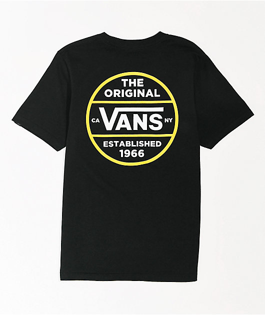 Vans Kids Authentic Original Black T Shirt Zumiez