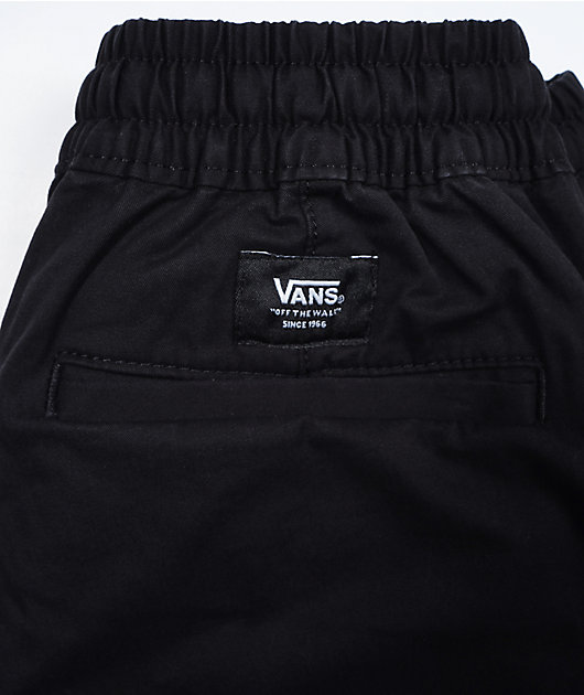Vans Kids' Range Elastic Waist Black Chino Pants