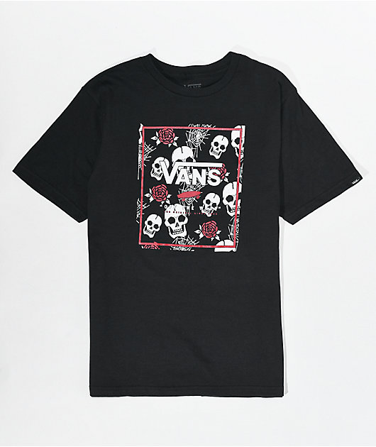 kids rose vans