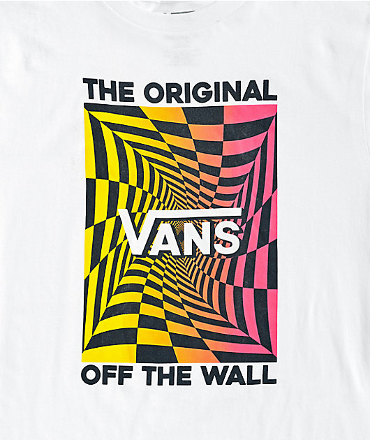 Vans Kids Checking White T-Shirt