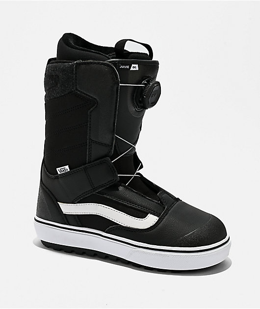 Vans Kids Juvie OG Black & White Snowboard Boots 2026 | Zumiez