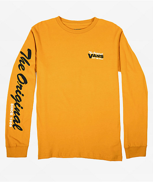 Vans Kids Made To Last Orange Long Sleeve T-Shirt