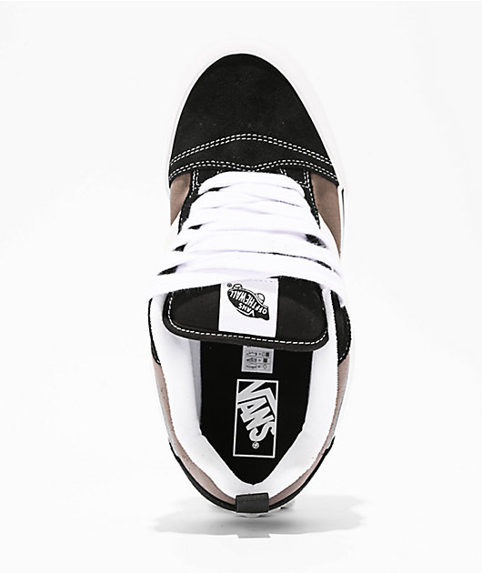 Vans Knu Skool 2 Tone Black & Grey Skate Shoes