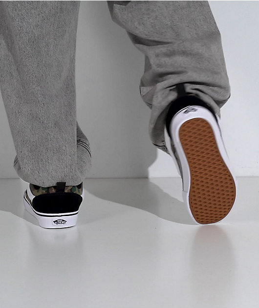 Vans Knu Skool Black & Camo Skate Shoes video