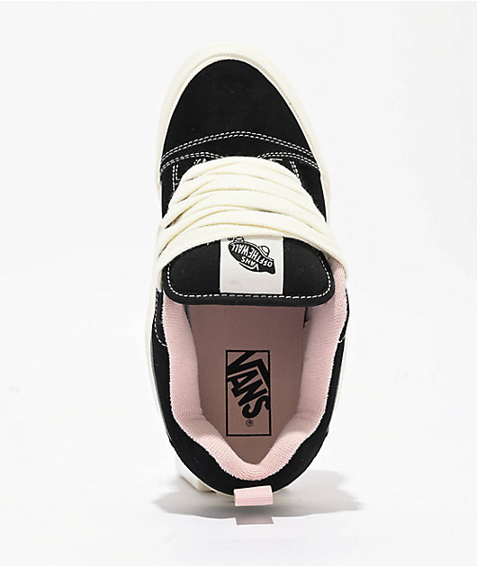 Vans Knu Skool Black & Sepia Rose Skate Shoes | Zumiez