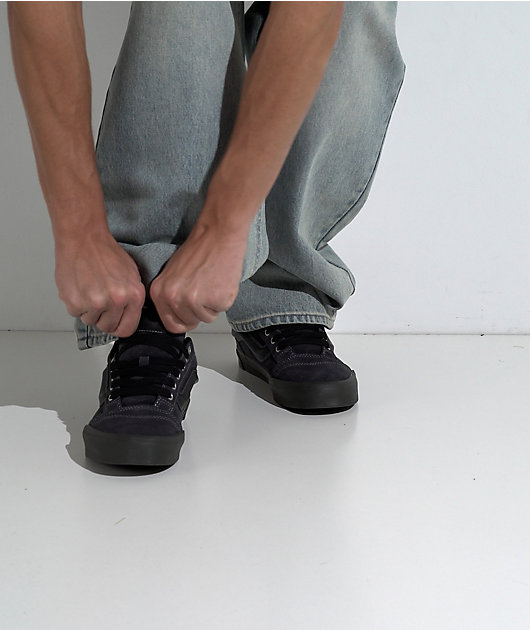 Vans Knu Skool Grunge Dark Grey Skate Shoes video