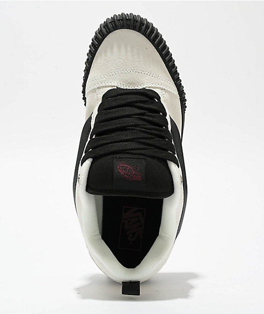 Vans Knu Skool In The Shadows White & Black Skate Shoes