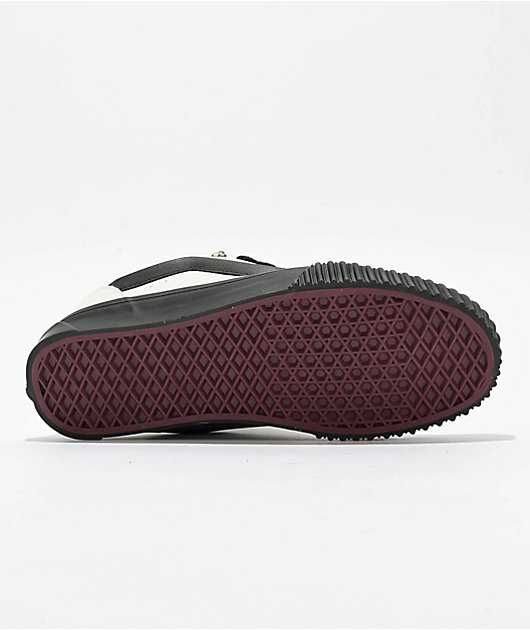 Vans Knu Skool Black & White Skate Shoes | Zumiez