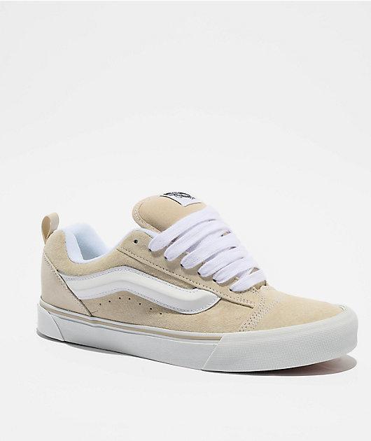 国内配送 VANS OLD SKOOL PIG SUEDE OATMEAL Vans Knu Skool Pig Suede Oatmeal Skate Shoes | Zumiez