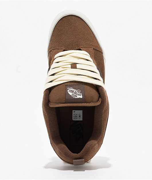 Vans Knu Skool Suede Brown Skate Shoes | Zumiez
