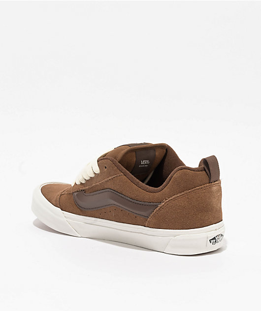 Vans Knu Skool Suede Brown Skate Shoes