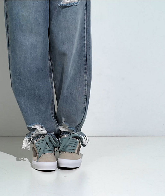 Vans Knu Skool Two-Tone Peyote Tan Skate Shoes video