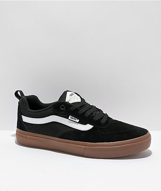 Vans Kyle Walker Pro Black White Gum Skate Shoes Zumiez