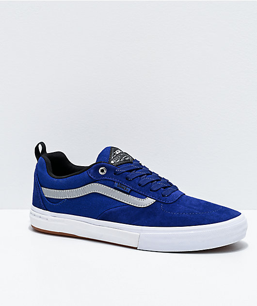 Vans Kyle Walker zapatos de skate reflectantes, azules y blancos | Zumiez