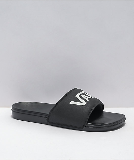 tweede Ruim Assortiment Vans La Costa Black Slide Sandals