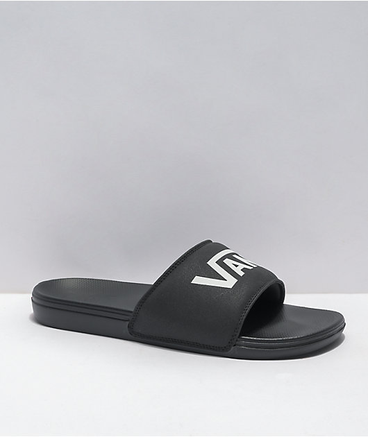 Vans La Costa Black Slide Sandals